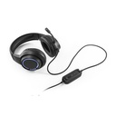 Thorne Headset RGB. Cuffie da gioco in ABS con cavo, microfono e luci LED RGB