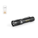 UNGAR. Torcia in alluminio riciclato (100% rAL) ricaricabile da 5 W