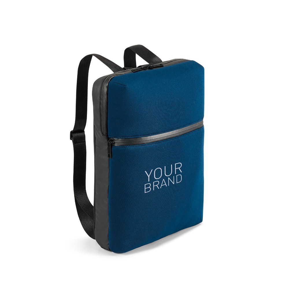 URBAN BACKPACK. Zaino porta PC 14'' in soft shell e tela cerata