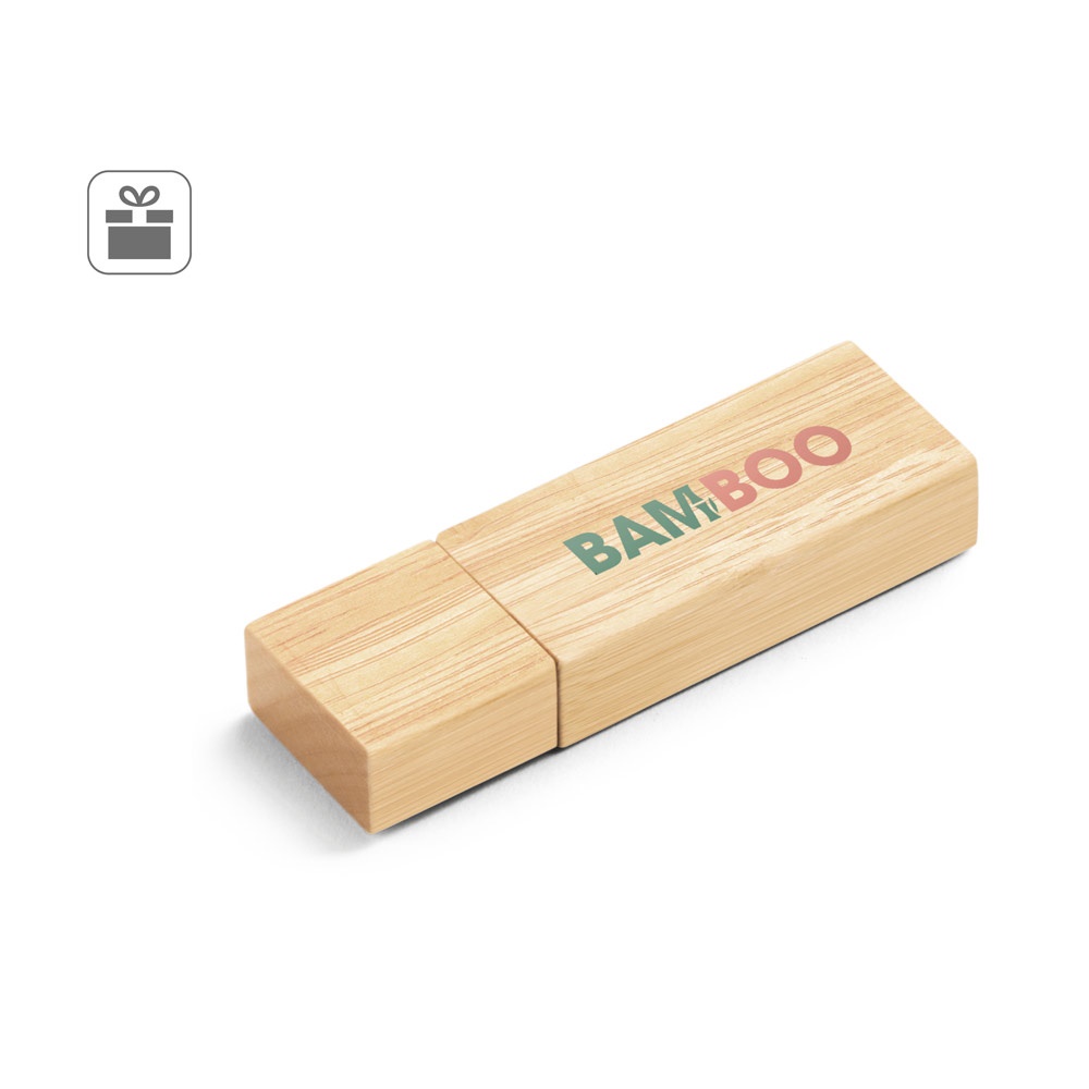 VENTER 8GB. Chiave USB da 8 GB in bambù