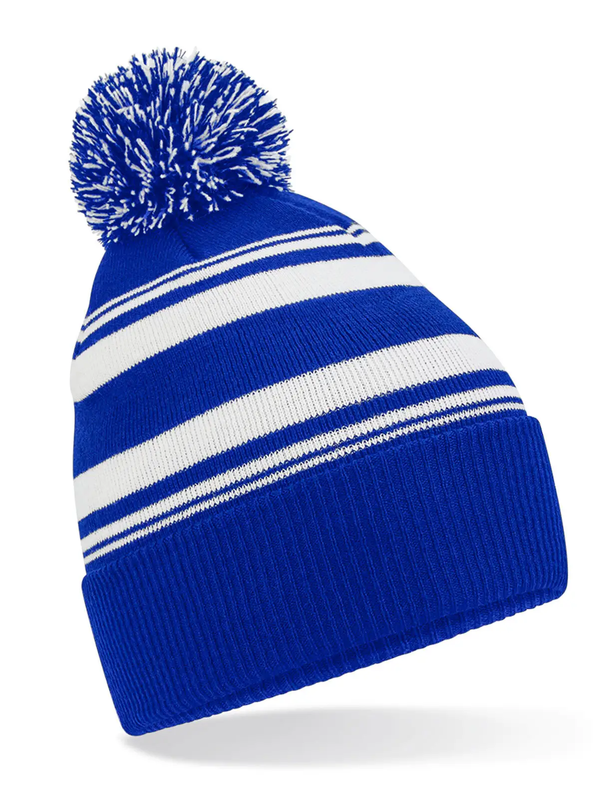 Striped Fan Beanie