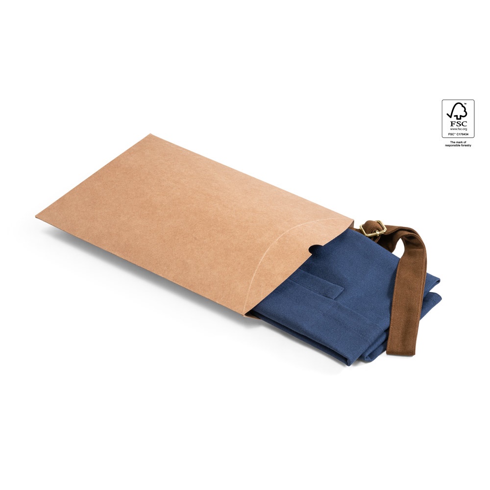 VESPER. Grembiule in canvas di cotone 100% (300 g/m²) con dettagli in metallo