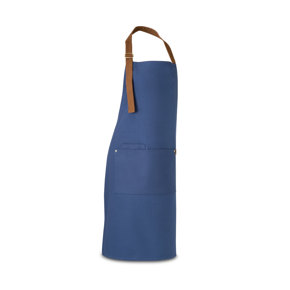 VESPER. Grembiule in canvas di cotone 100% (300 g/m²) con dettagli in metallo
