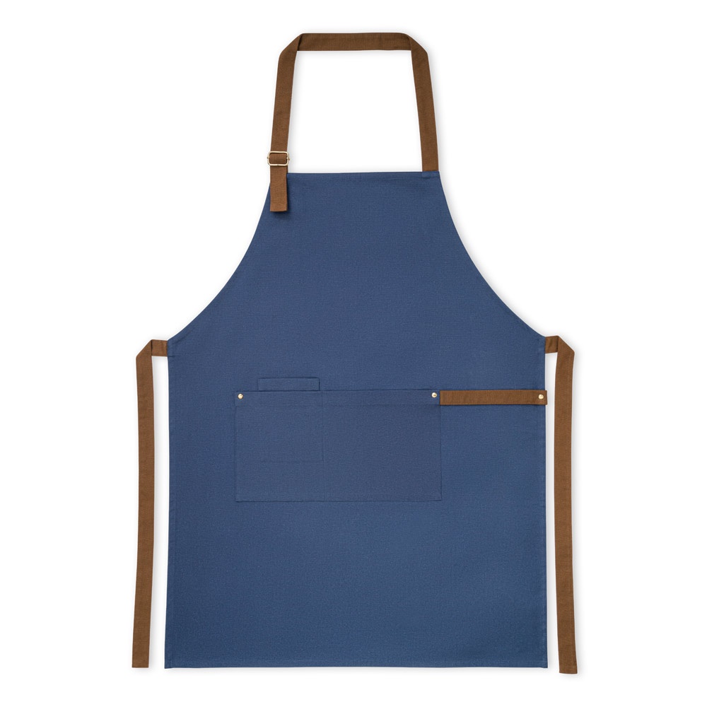 VESPER. Grembiule in canvas di cotone 100% (300 g/m²) con dettagli in metallo