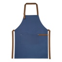 VESPER. Grembiule in canvas di cotone 100% (300 g/m²) con dettagli in metallo