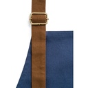 VESPER. Grembiule in canvas di cotone 100% (300 g/m²) con dettagli in metallo