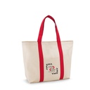 VILLE. Borsa 100% in tela di cotone con tasca interna e frontale (280 g/m²)