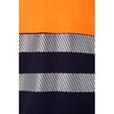 VL ACHELOUS. Polo bicolore piqué (150g/m²) con maniche corte, in cotone (55%) e poliestere (45%)