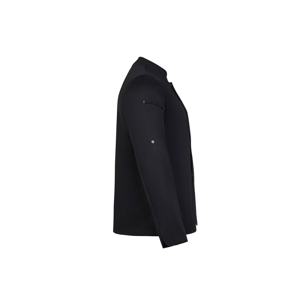 VL AGNI. Giacca da cucina unisex (190 g/m²), realizzata in cotone (35%) e poliestere riciclato (65%)