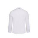 VL AGNI. Giacca da cucina unisex (190 g/m²), realizzata in cotone (35%) e poliestere riciclato (65%)