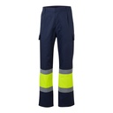 VL ARTEMIS. Pantaloni bicolore, in twill (190g/m²), in cotone (20%) e poliestere (80%)