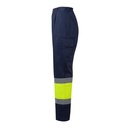 VL ARTEMIS. Pantaloni bicolore, in twill (190g/m²), in cotone (20%) e poliestere (80%)