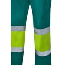 VL ARTEMIS. Pantaloni bicolore, in twill (190g/m²), in cotone (20%) e poliestere (80%)