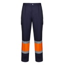 VL ARTEMIS. Pantaloni bicolore, in twill (190g/m²), in cotone (20%) e poliestere (80%)