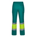 VL ARTEMIS. Pantaloni bicolore, in twill (190g/m²), in cotone (20%) e poliestere (80%)