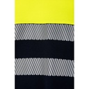 VL BASTET. T-shirt bicolore piqué (150g/m²), in cotone (55%) e poliestere (45%)