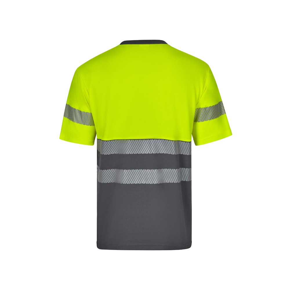 VL BASTET. T-shirt bicolore piqué (150g/m²), in cotone (55%) e poliestere (45%)