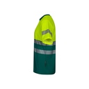 VL BASTET. T-shirt bicolore piqué (150g/m²), in cotone (55%) e poliestere (45%)