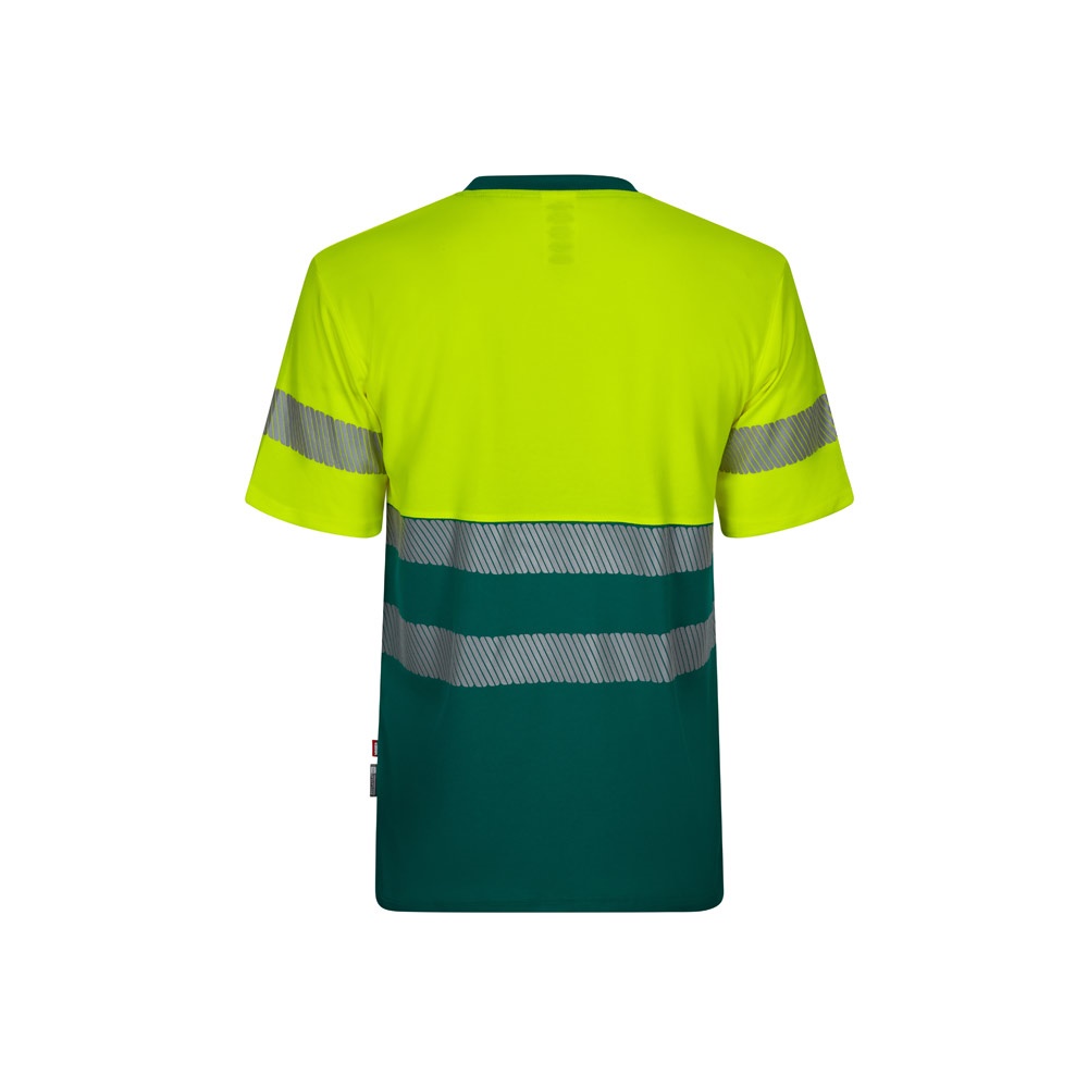 VL BASTET. T-shirt bicolore piqué (150g/m²), in cotone (55%) e poliestere (45%)