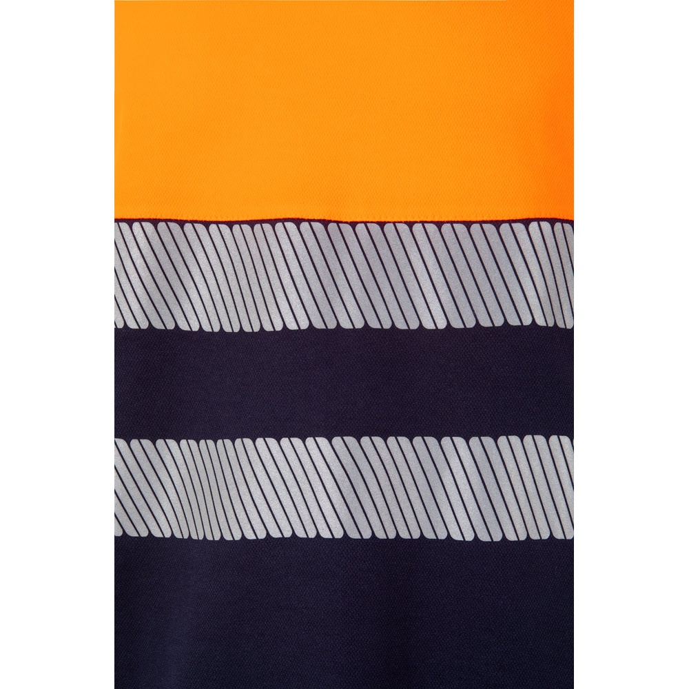 VL BASTET. T-shirt bicolore piqué (150g/m²), in cotone (55%) e poliestere (45%)