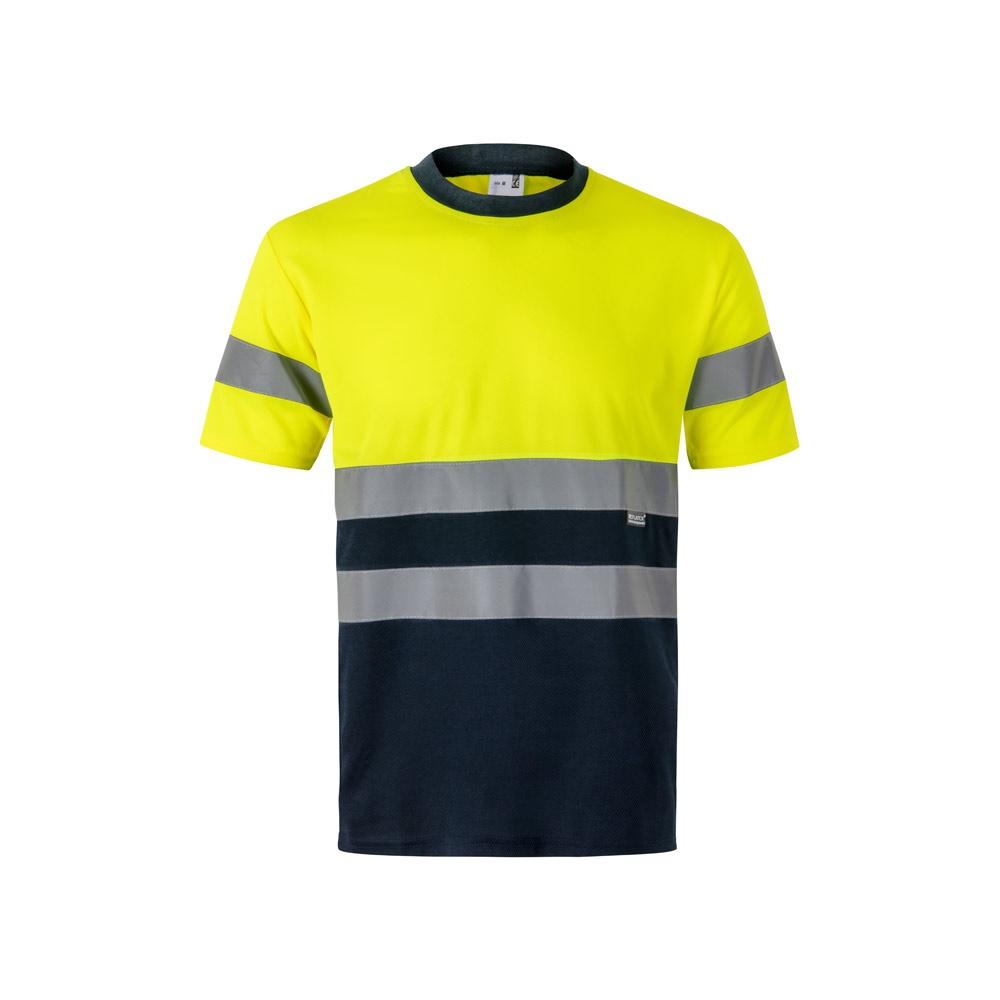 VL BRAHMA LARGE. T-shirt tecnica bicolore bird-eye (140g/m²), in poliestere (100%)
