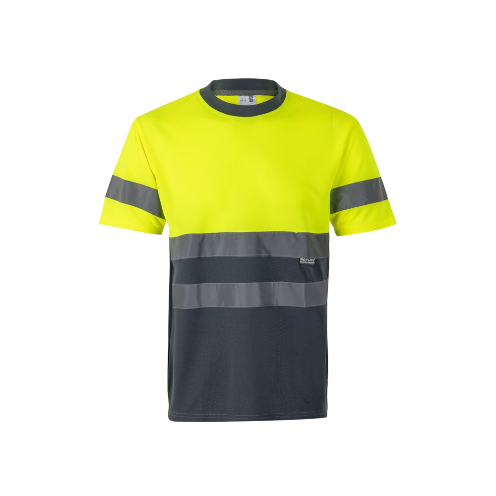 VL BRAHMA LARGE. T-shirt tecnica bicolore bird-eye (140g/m²), in poliestere (100%)