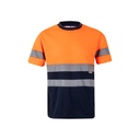 VL BRAHMA LARGE. T-shirt tecnica bicolore bird-eye (140g/m²), in poliestere (100%)