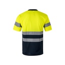VL BRAHMA. T-shirt tecnica bicolore bird-eye (140g/m²), in poliestere (100%)