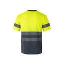 VL BRAHMA. T-shirt tecnica bicolore bird-eye (140g/m²), in poliestere (100%)