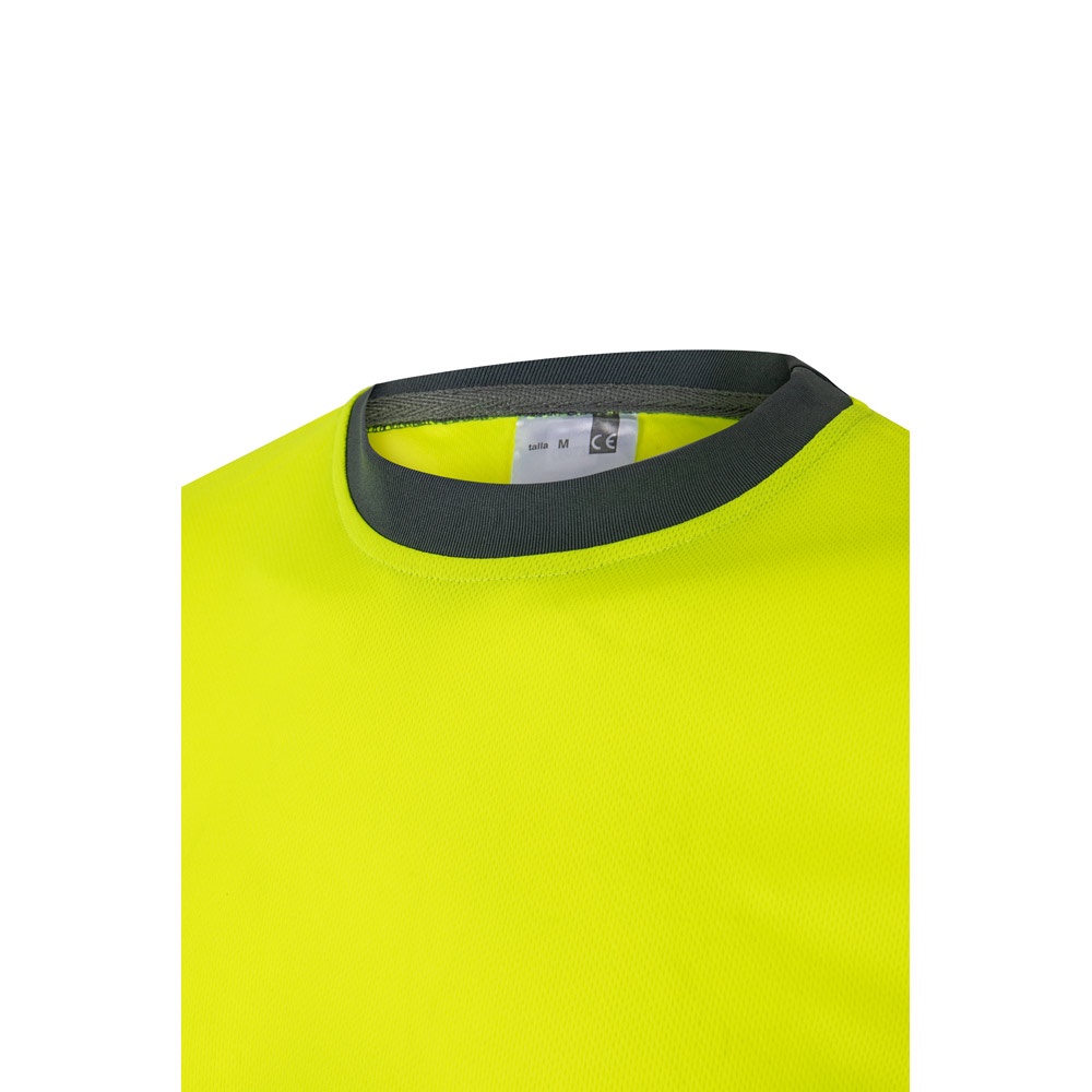 VL BRAHMA. T-shirt tecnica bicolore bird-eye (140g/m²), in poliestere (100%)