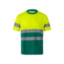 VL BRAHMA. T-shirt tecnica bicolore bird-eye (140g/m²), in poliestere (100%)