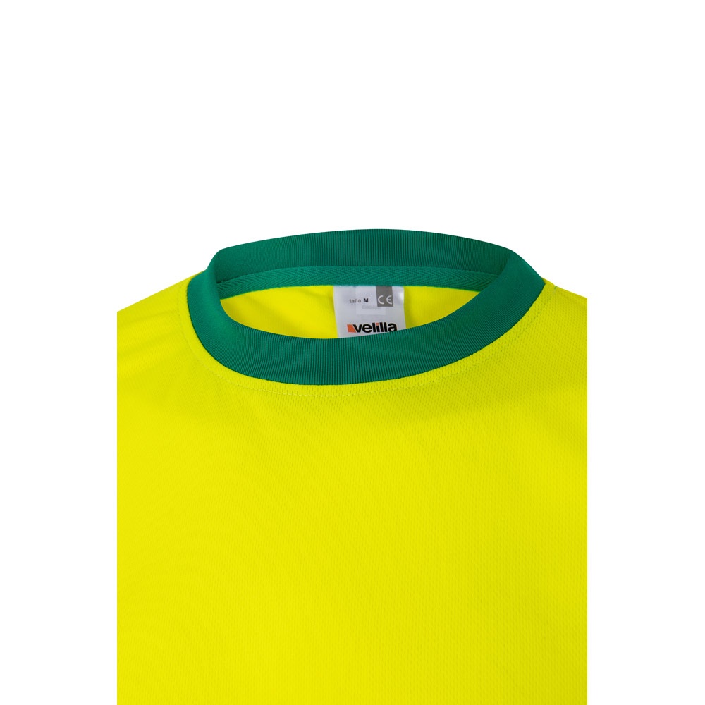 VL BRAHMA. T-shirt tecnica bicolore bird-eye (140g/m²), in poliestere (100%)