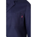 VL DANU. Blusa in twill (175g/m²), in cotone (35%) e poliestere (65%)