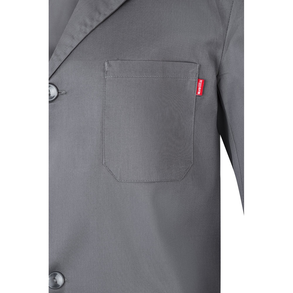 VL DANU. Blusa in twill (175g/m²), in cotone (35%) e poliestere (65%)