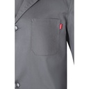 VL DANU. Blusa in twill (175g/m²), in cotone (35%) e poliestere (65%)
