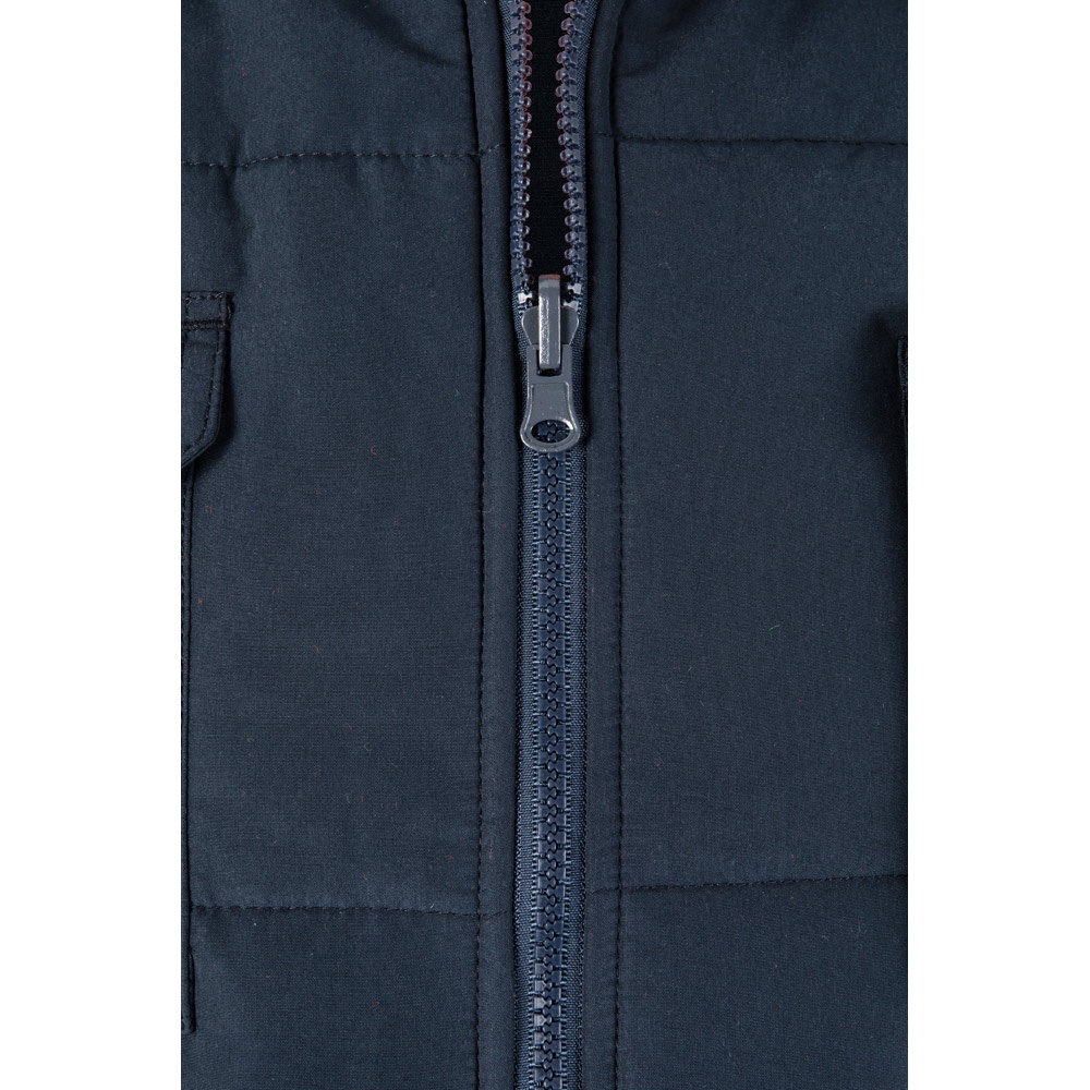 VL DIANA. Gilet imbottito (220g/m²), reversibile e con diverse tasche, in poliestere (100%), con chiusura a zip e tirante reversibile