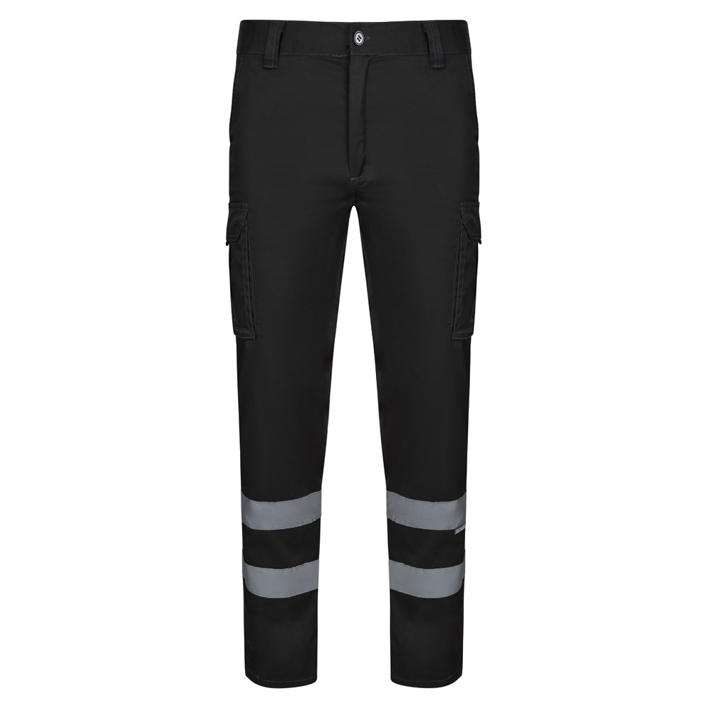 VL DIONYSUS. Pantaloni elasticizzati con diverse tasche (240g/m²), in cotone (46%), EME (38%) e poliestere (16%)