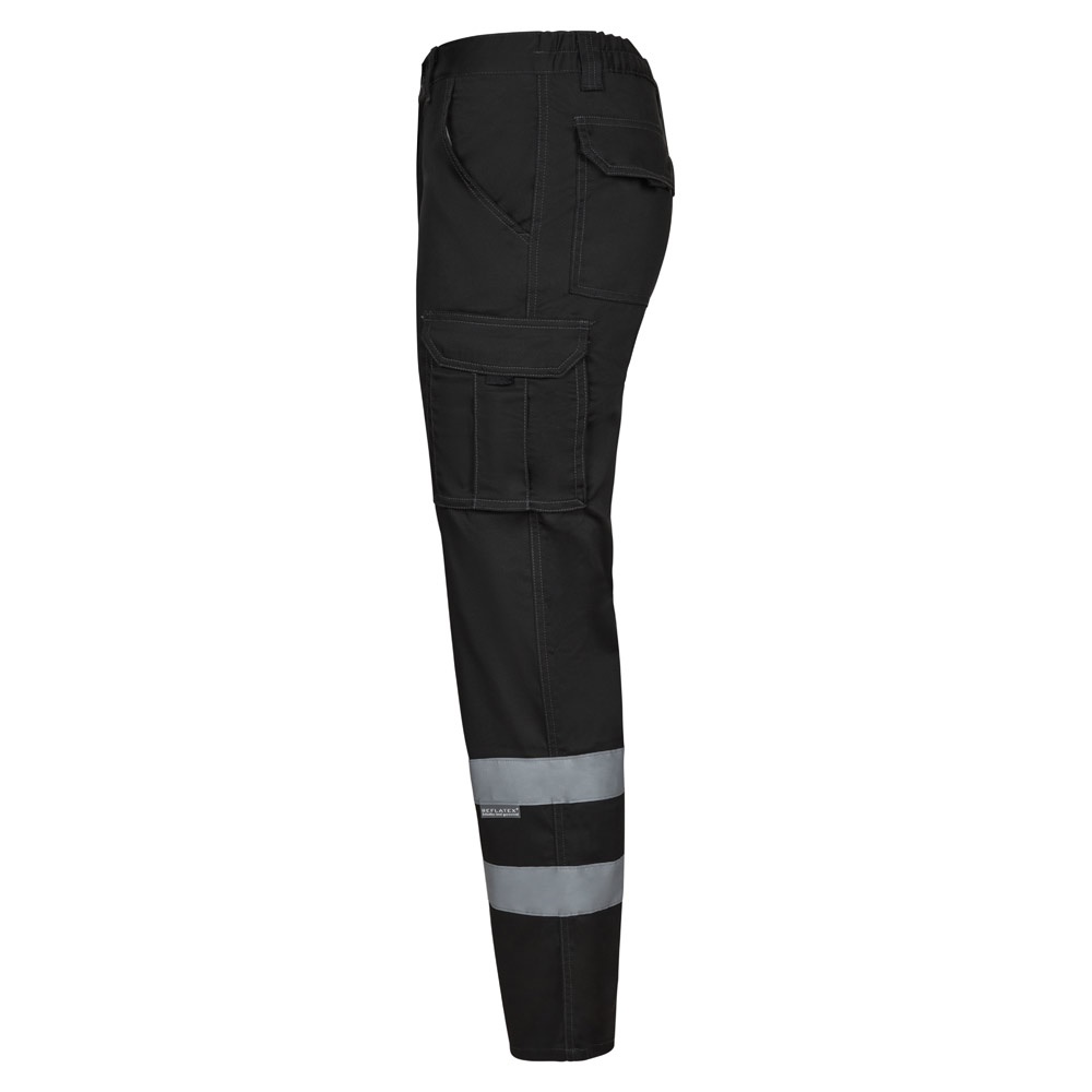VL DIONYSUS. Pantaloni elasticizzati con diverse tasche (240g/m²), in cotone (46%), EME (38%) e poliestere (16%)