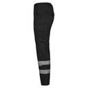 VL DIONYSUS. Pantaloni elasticizzati con diverse tasche (240g/m²), in cotone (46%), EME (38%) e poliestere (16%)