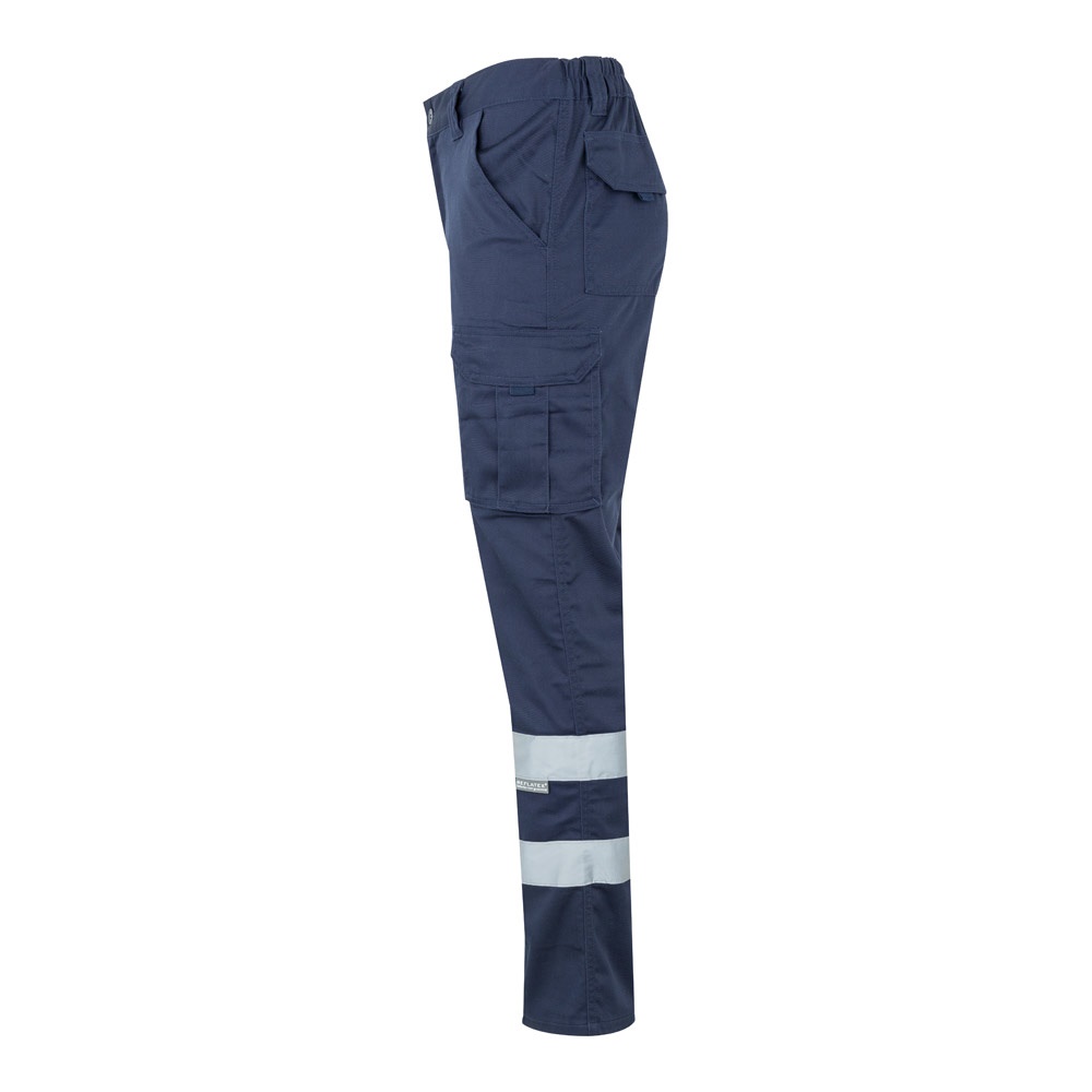 VL DIONYSUS. Pantaloni elasticizzati con diverse tasche (240g/m²), in cotone (46%), EME (38%) e poliestere (16%)
