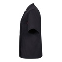VL DURGA. Giacca da cucina in popeline (110g/m²) a maniche corte, in cotone (35%) e poliestere (65%)