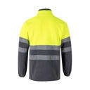VL EROS LARGE. Giacca in pile bicolore (280g/m²), in poliestere (100%)
