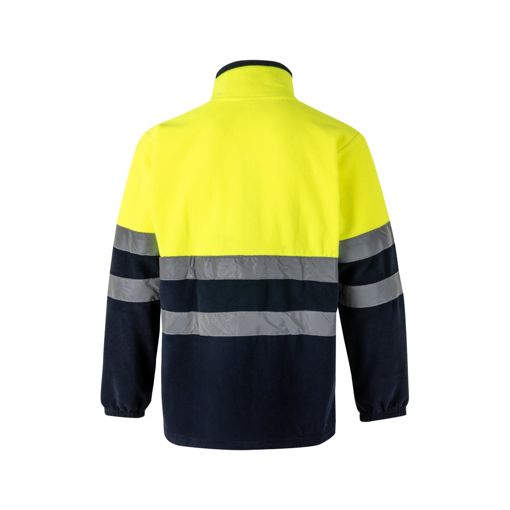 VL EROS. Giacca in pile bicolore (280g/m²), in poliestere (100%)