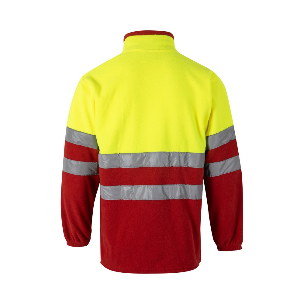 VL EROS. Giacca in pile bicolore (280g/m²), in poliestere (100%)