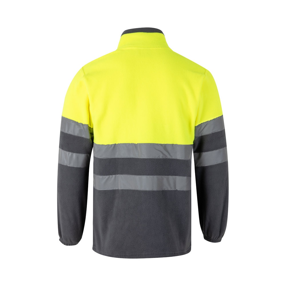 VL EROS. Giacca in pile bicolore (280g/m²), in poliestere (100%)