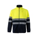 VL EROS LARGE. Giacca in pile bicolore (280g/m²), in poliestere (100%)