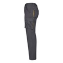 VL FIDES. Pantaloni elasticizzati bicolore con diverse tasche (240g/m²), in cotone (46%), EME (38%) e poliestere (16%)