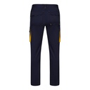 VL FIDES. Pantaloni elasticizzati bicolore con diverse tasche (240g/m²), in cotone (46%), EME (38%) e poliestere (16%)
