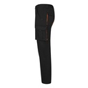 VL FIDES. Pantaloni elasticizzati bicolore con diverse tasche (240g/m²), in cotone (46%), EME (38%) e poliestere (16%)