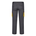 VL FIDES. Pantaloni elasticizzati bicolore con diverse tasche (240g/m²), in cotone (46%), EME (38%) e poliestere (16%)